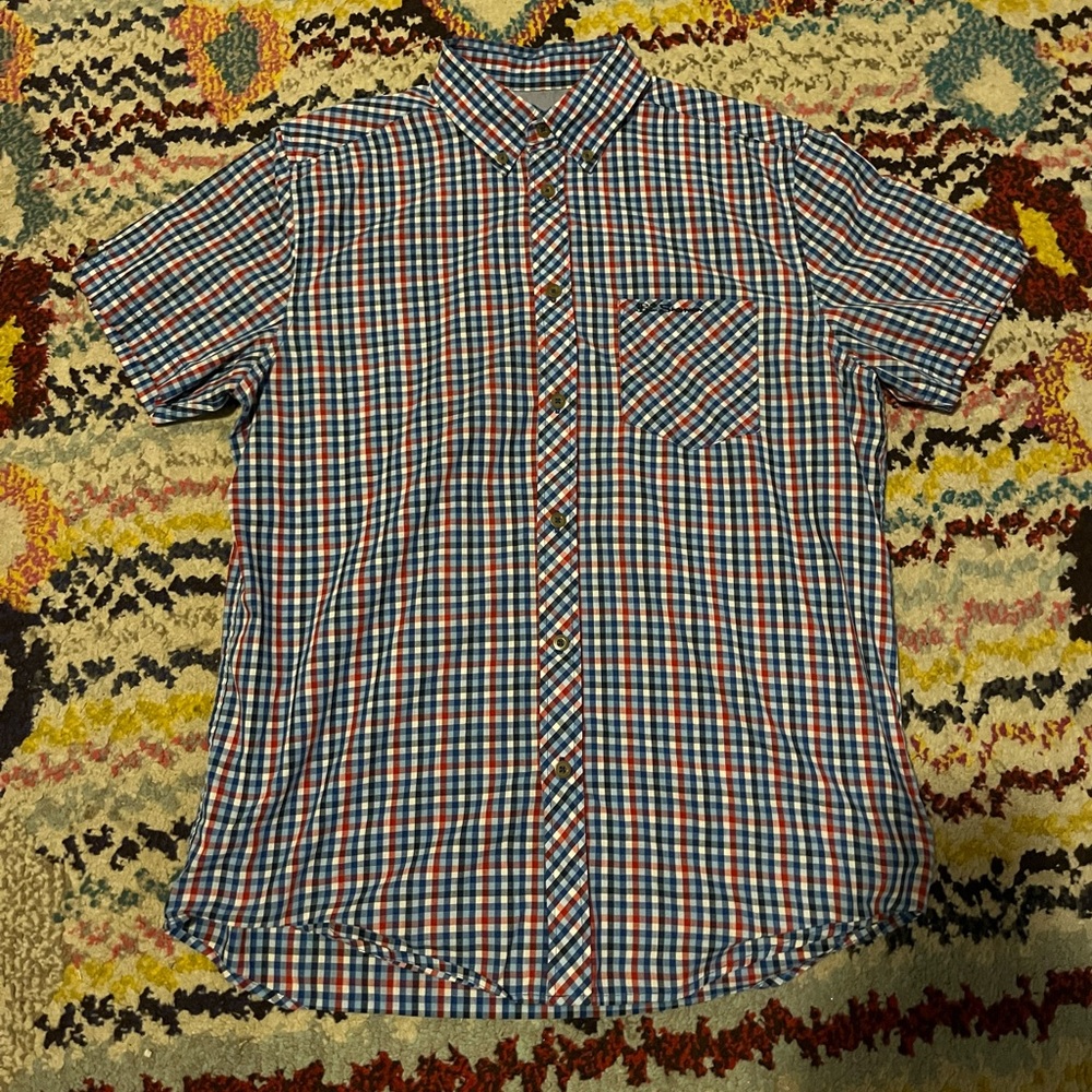 Multi-color Ben Sherman short sleeve button down shirt size small heritage fit